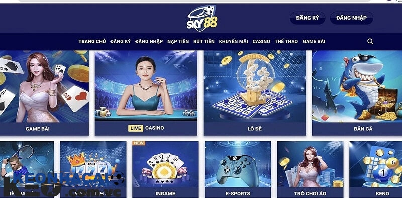 Sky88 – Điểm Đến Cá Cược Thể Thao Online Hàng Đầu Châu Á SKY88 với thông tin đánh giá chi tiết nhất